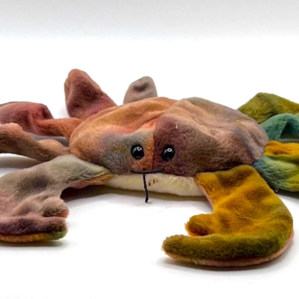 😎LAST CHANCE! $5/OR OFFERS CONSIDERED!💋 1996 Vintage Claude the crab beanie baby